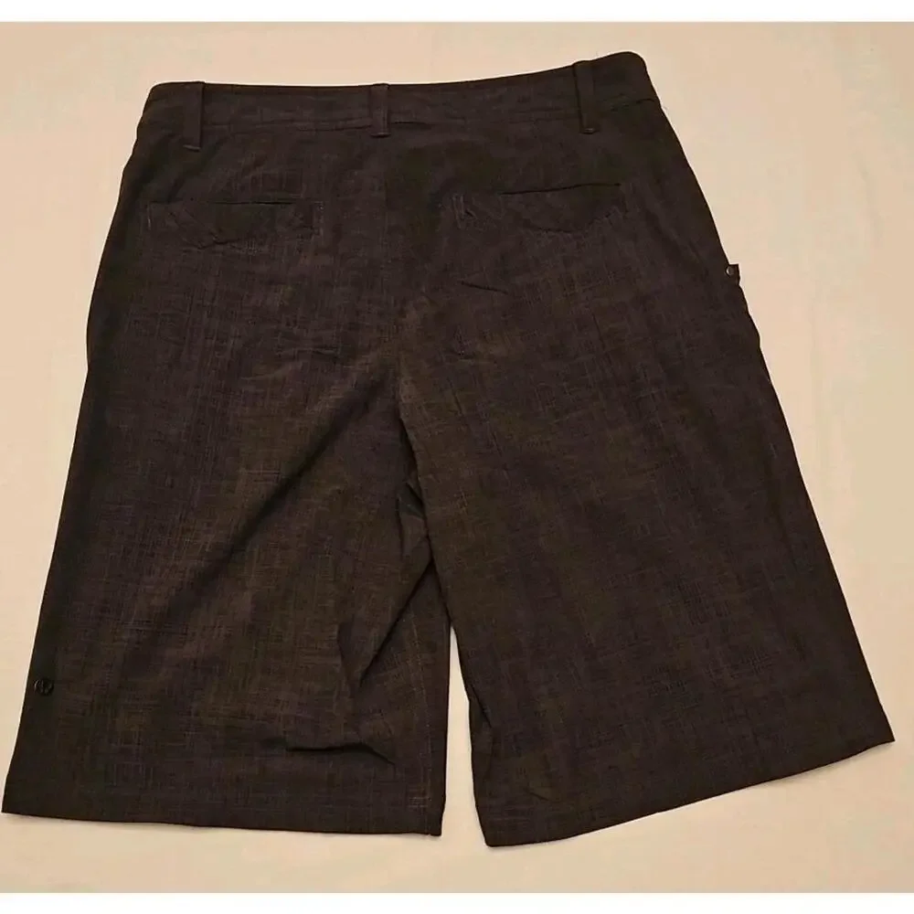 Lululemon Kahuna‎ Men’s Shorts Size 32 Dark Gray Chino Pockets 9” Stretch